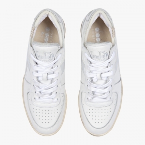MI BASKET ROW CUT C8450 WHT/DW BL