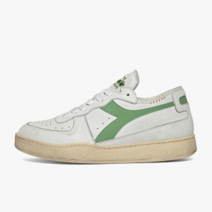 MI BASKET ROW CUT C8451 WHT/STN G