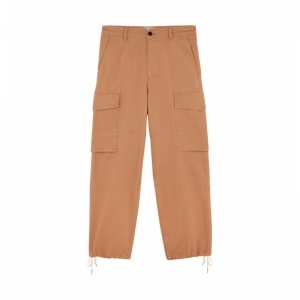 COTTON WORKER FIT TROUSERS logo