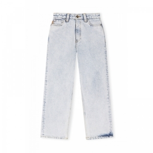 High-waisted Cropped Jeans logo