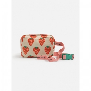 Strawberry all over belt pouch logo