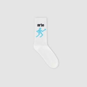 Arte Runner Socks - White