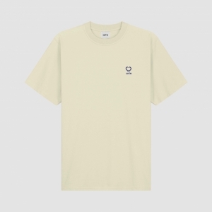 Teo Small Heart T-shirt Cream