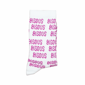 All over Bisous - white / pink