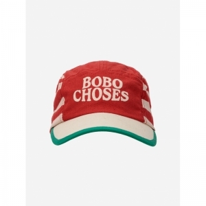 Bobo Choses Red Stripes cap - MULTI