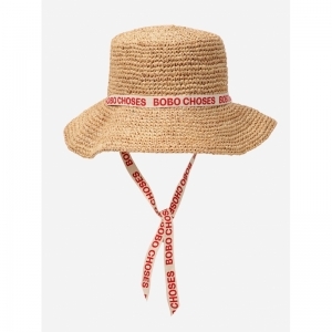 Bobo Choses raffia hat - MULTI