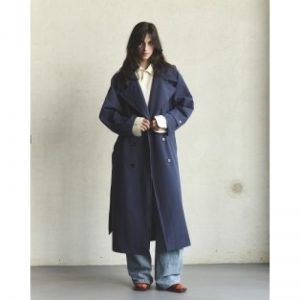 ROOMY TRENCH BLUE BLUE
