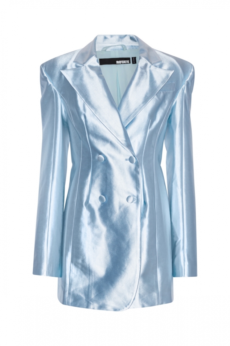Shiny Suiting Blazer Dress 13-4200 Omphalo
