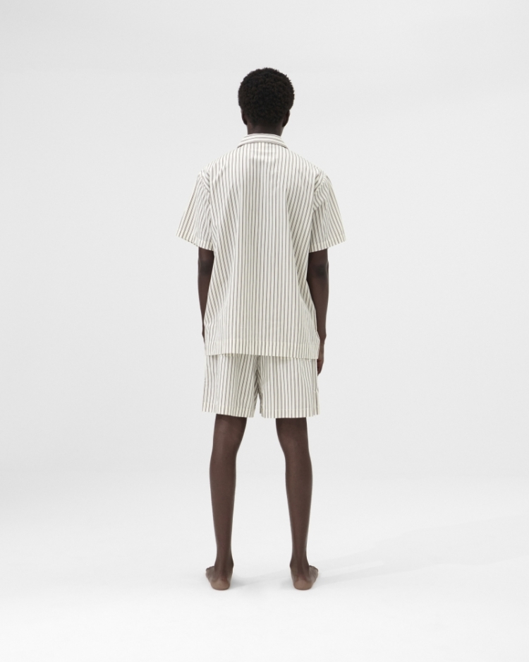 Cotton Poplin - Pyjamas Shorts - Hopper Stripe