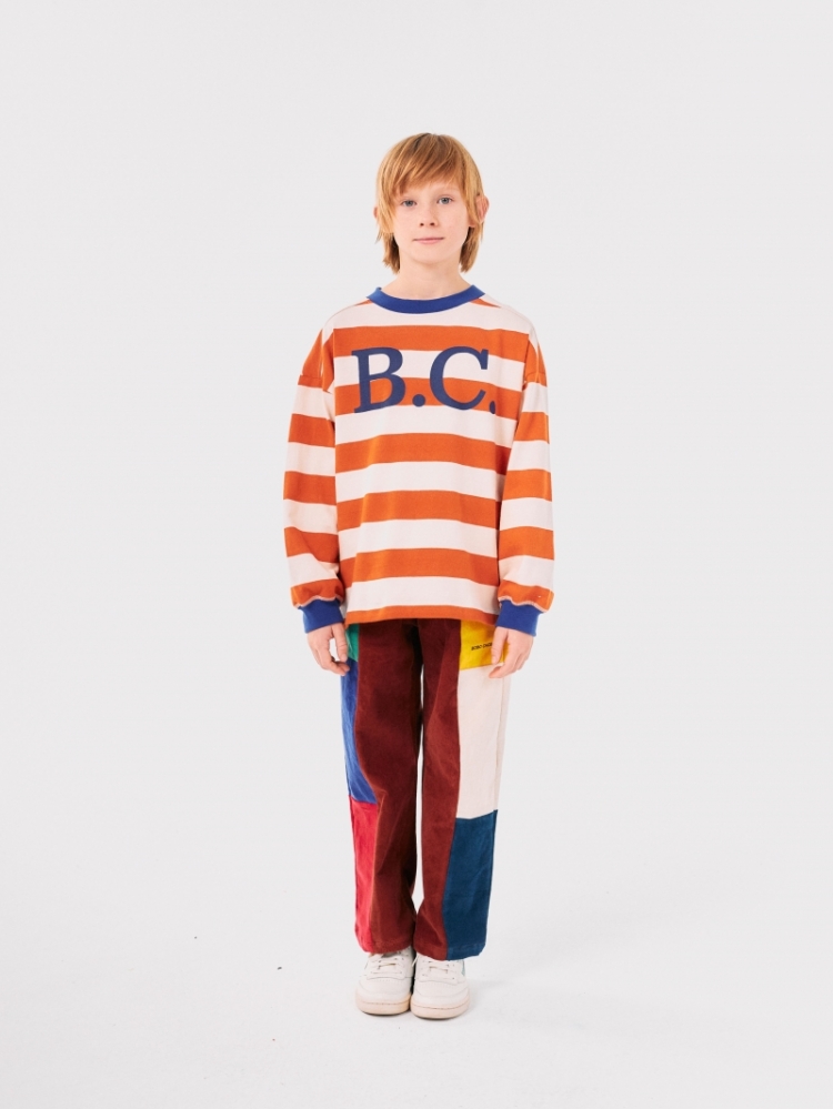 BC Stripes T-shirt 811 ORANGE