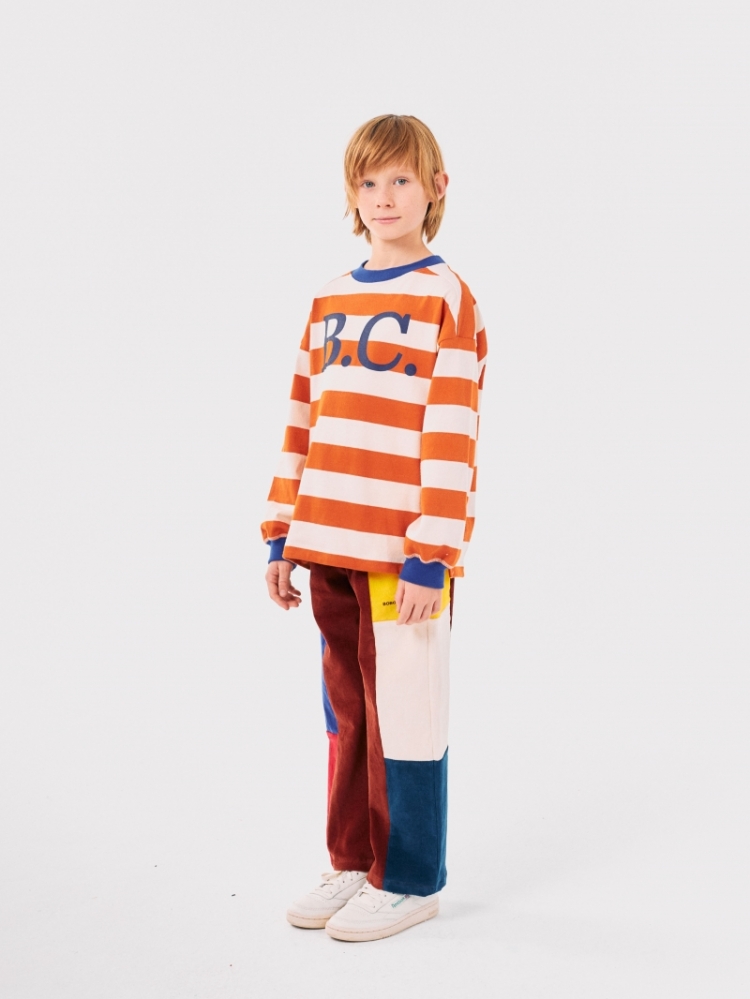 BC Stripes T-shirt 811 ORANGE