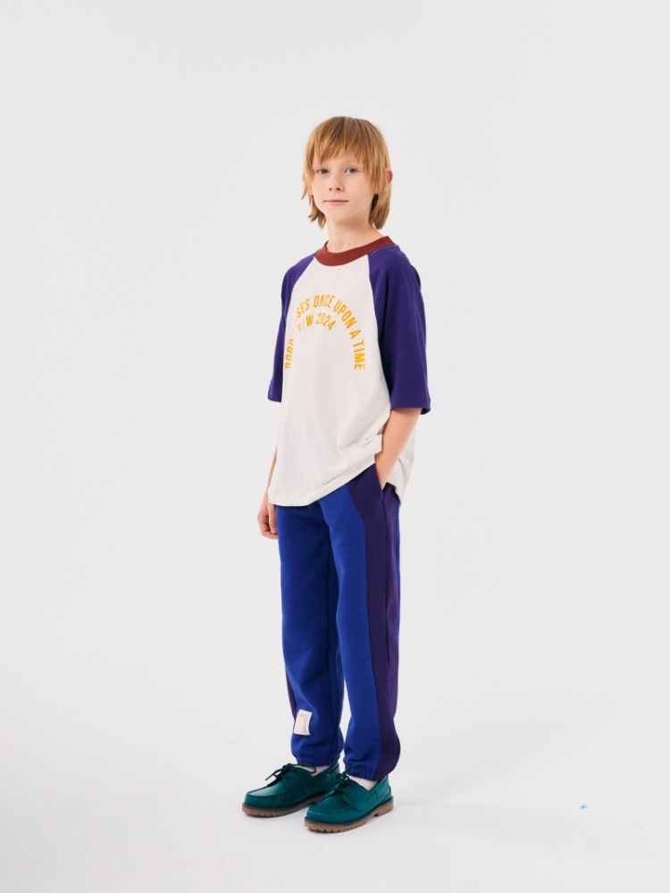 Bobo Choses color block pants 421 BLUE