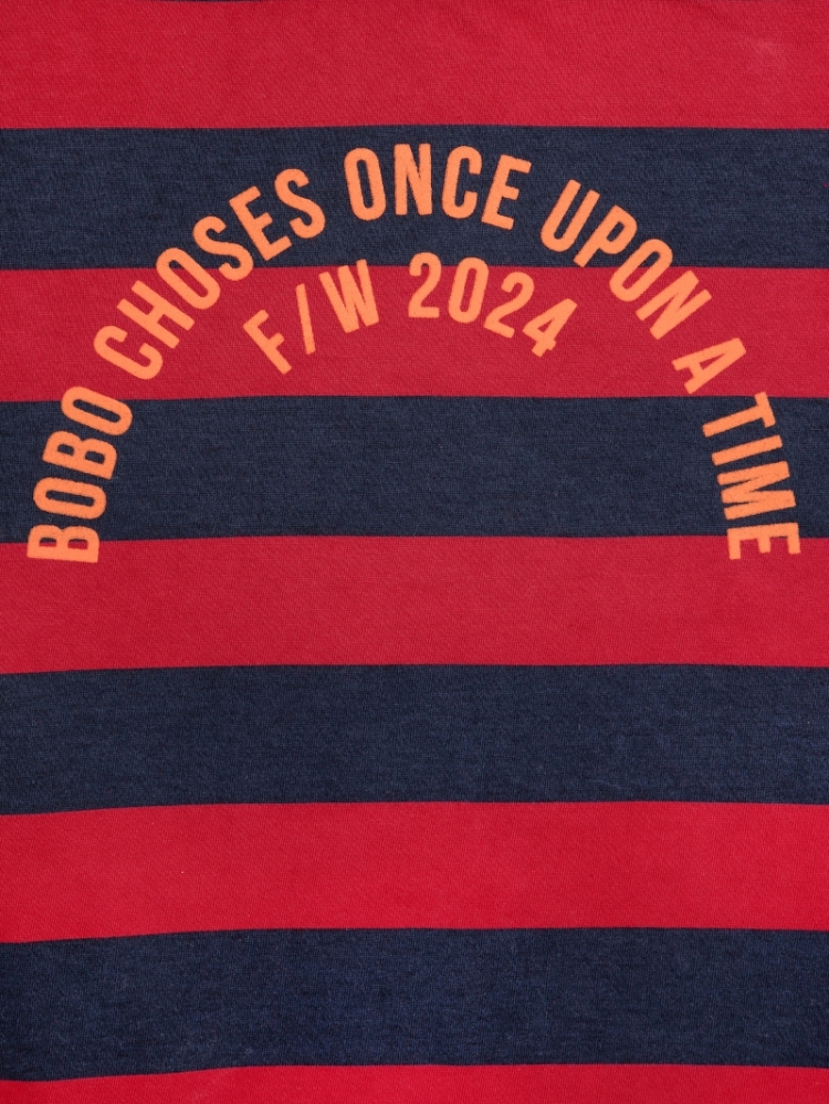 Bobo Circle stripes T-shirt 611 RED