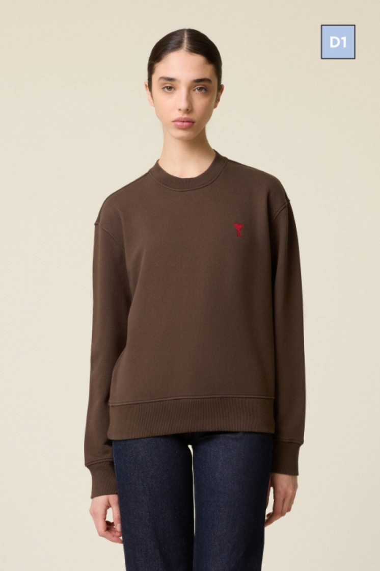 AMI DE COEUR SWEATSHIRT 221 DARK COFFEE