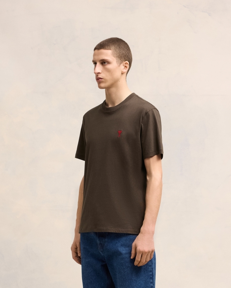 RED ADC TSHIRT 221 DARK COFFEE