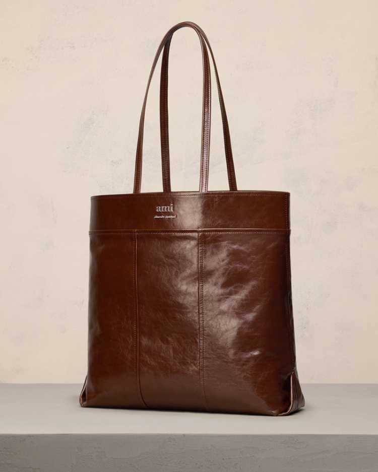 NORTH SOUTH AMI TOTE 222 CHOCOLATE