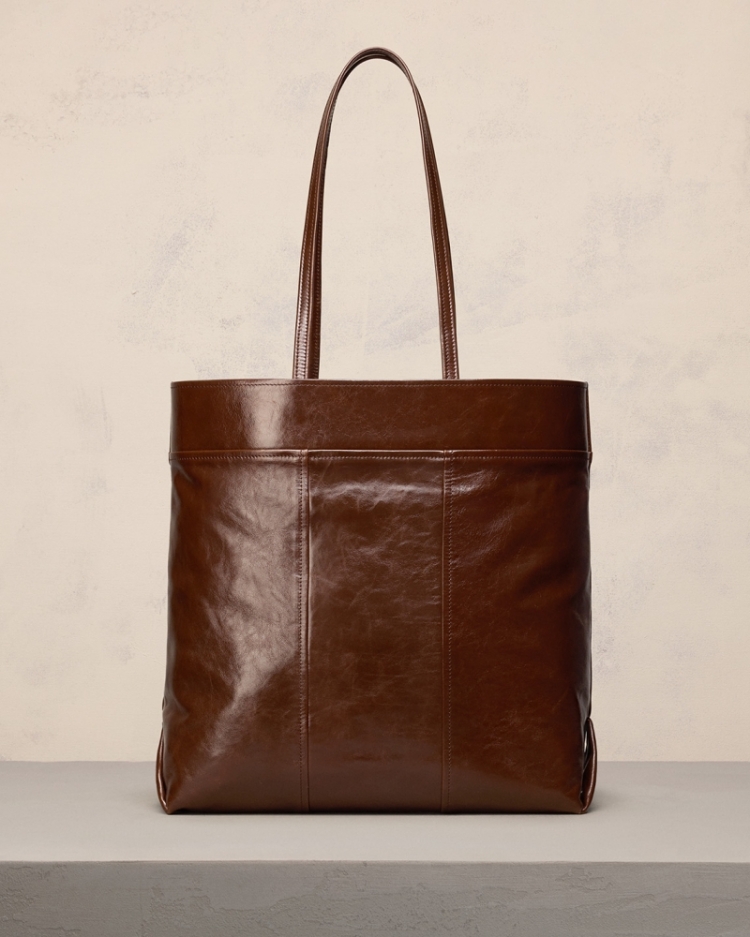 NORTH SOUTH AMI TOTE 222 CHOCOLATE