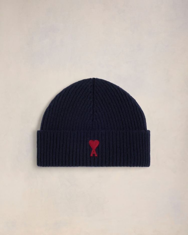 RED ADC BEANIE 414 NAVY/RED