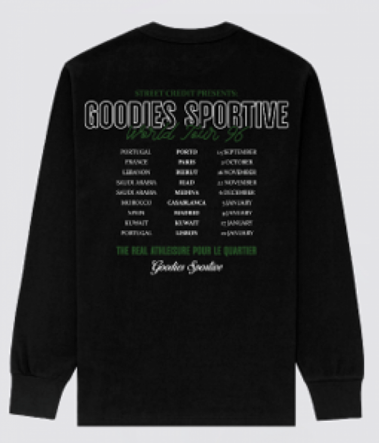 TOUR LONG SLEEVE BLACK BLACK