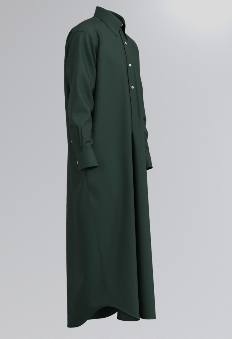 LONG DRESS + SIDE POCKET - Exclusive Gre
