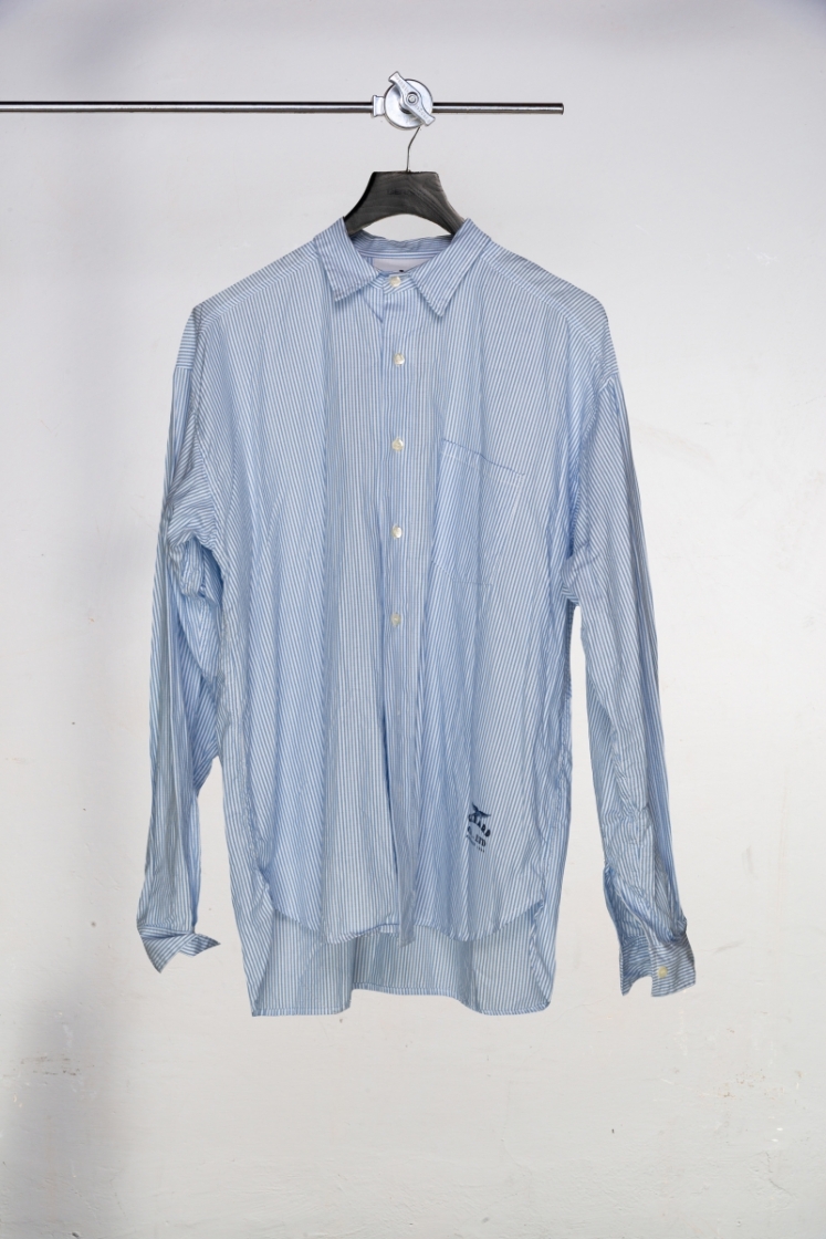 CAMICIA OVER RIGATO VAR 2