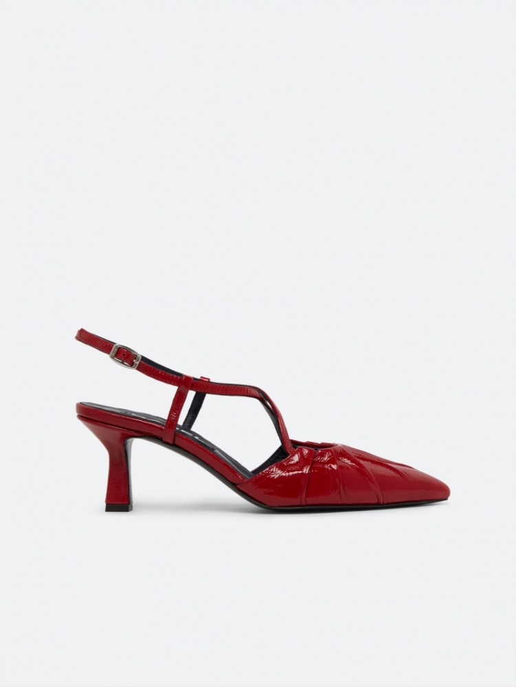 NERI RED NAPLACK LEA