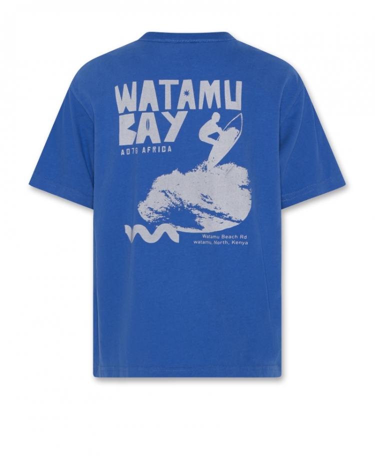 silas t-shirt watamu 707 bright blue