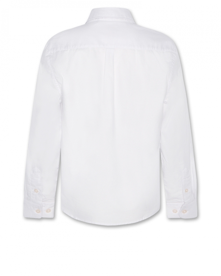 axel oxford logo shirt 100 white