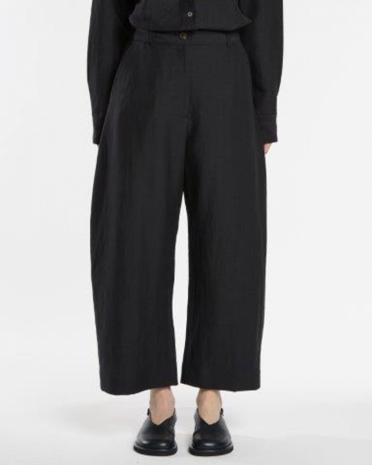 WIDE CROP PANT WORN WASH INDIG