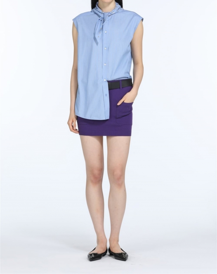 WOVEN SHIRT RD11 BLU/WHI