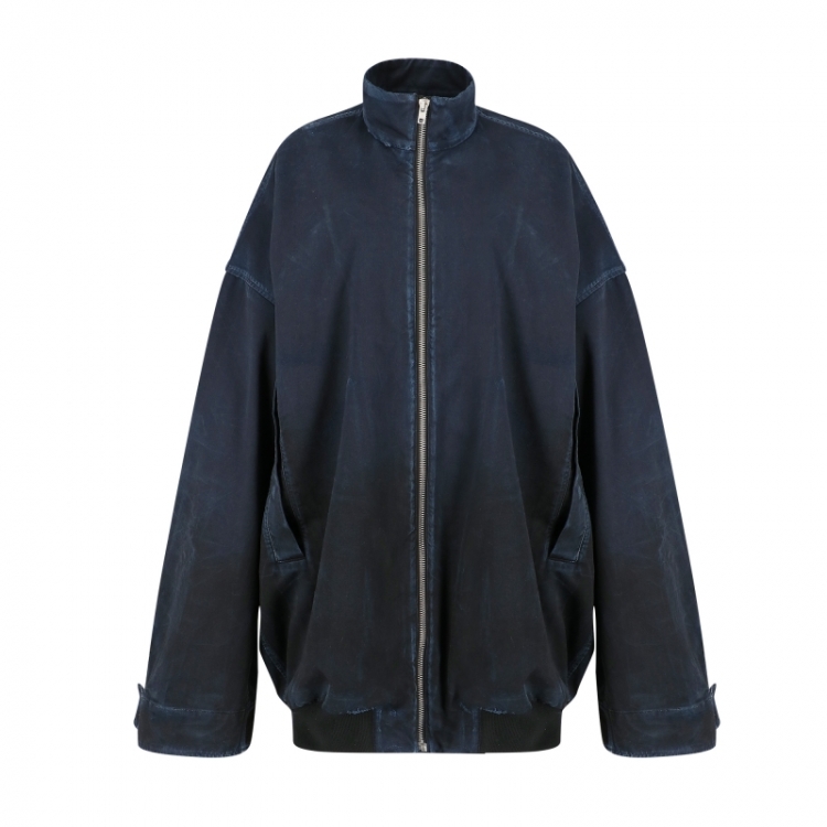SUNBLEACHED BOMBER - NAVY