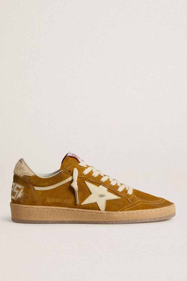 BALLSTAR SUEDE UPPER LEATHER S - OCRE/CREAM/BE