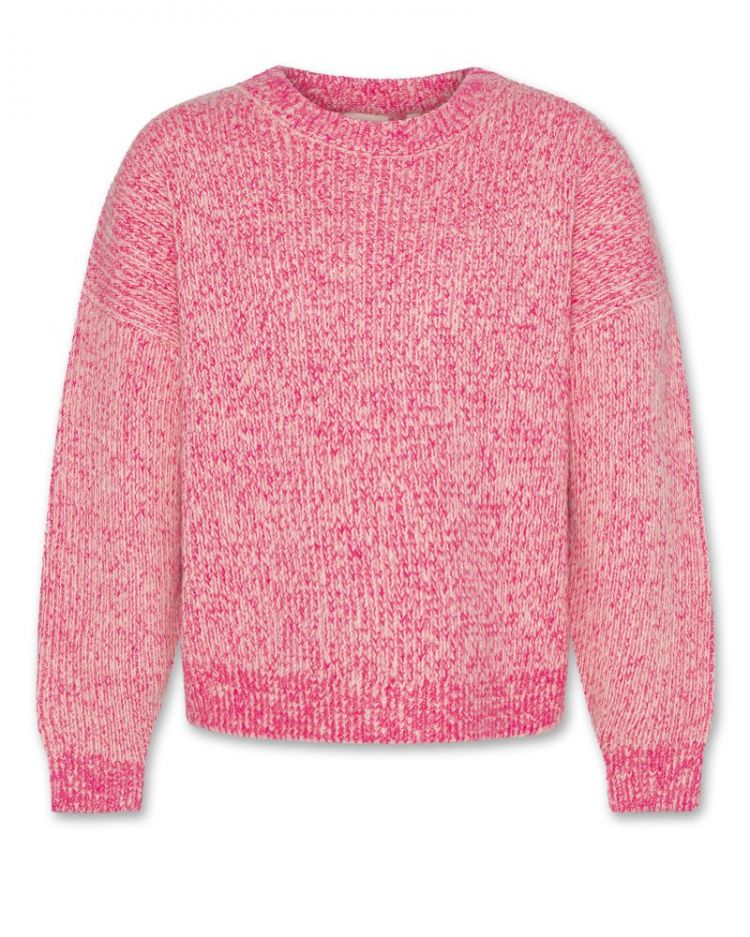 wanda c-neck blend 510 fluo pink