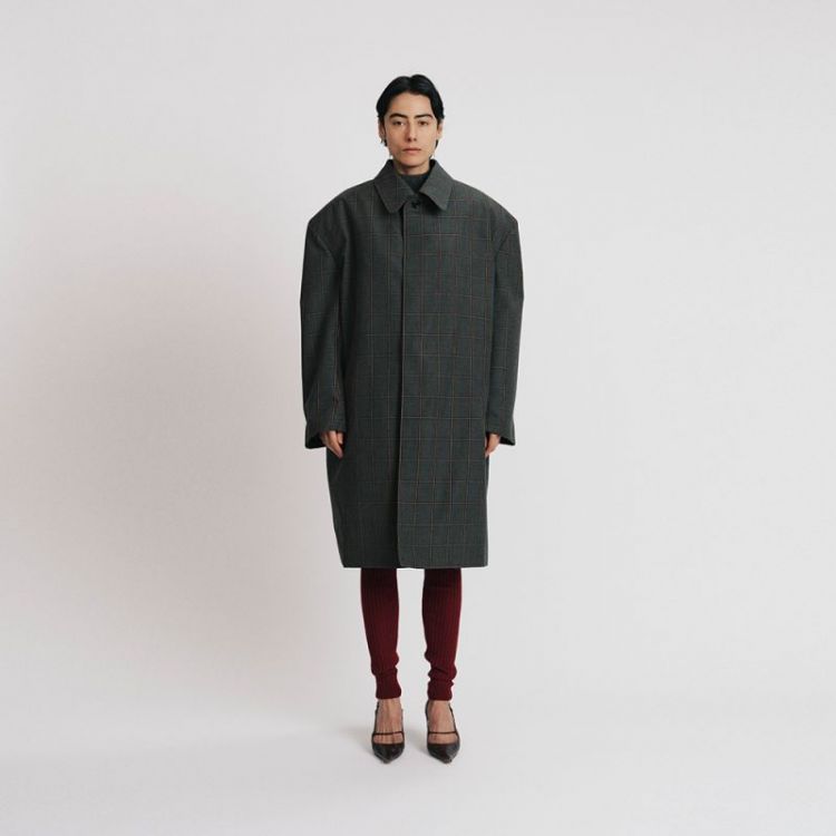 WOOL CHECK - GREEN MULTI
