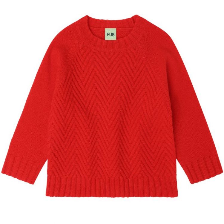 Lambswool Sweater 514 signal red