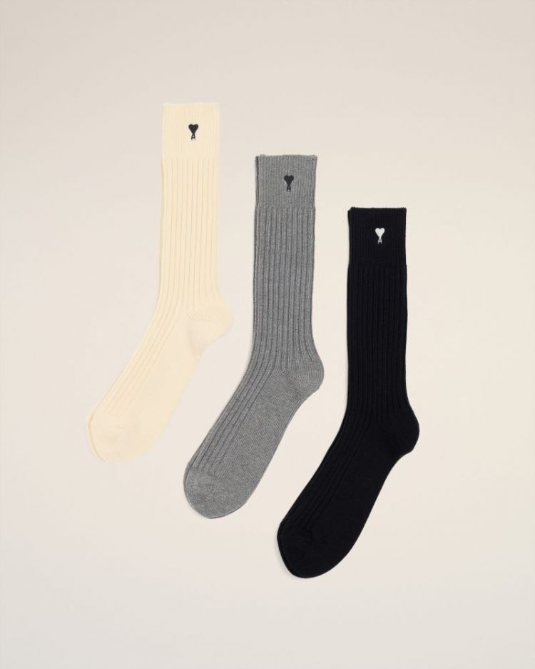 QUOTA -THREE PACK BLACK AMI DE A148 ECR/GR/BLK