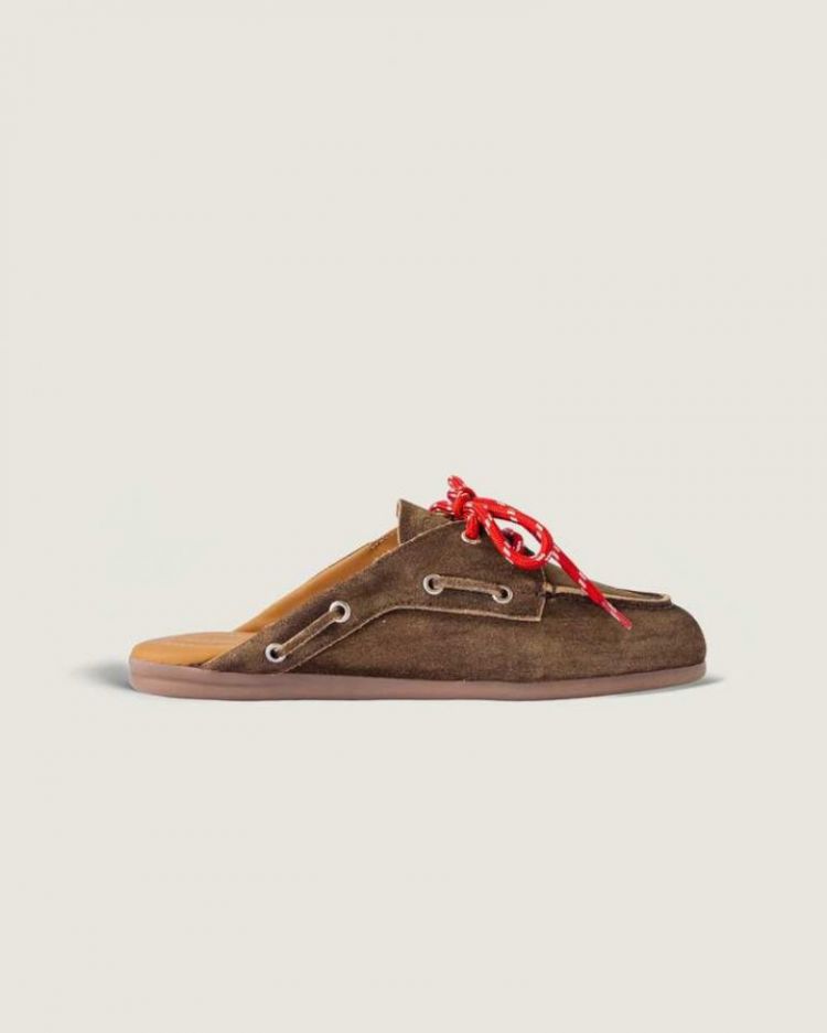 BOATLOAFER - MULE 201 Dark brown