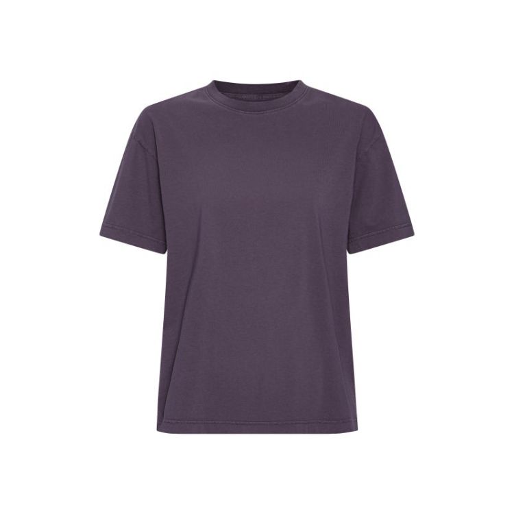 Oversized Organic T-Shirt - Faded Grape