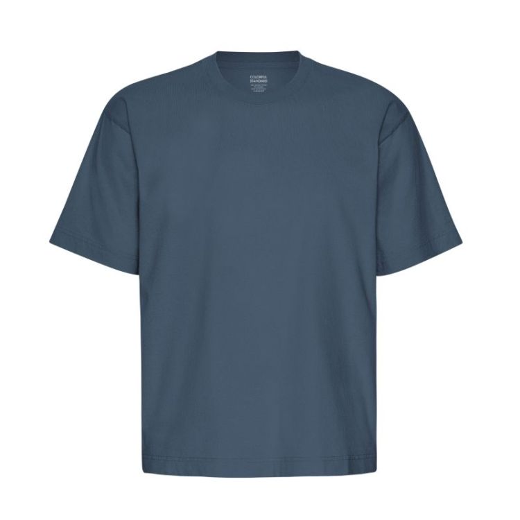 Oversized Organic T-Shirt - Petrol Blue