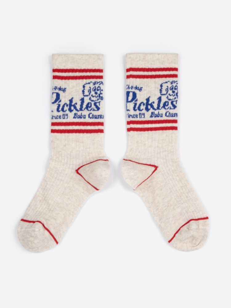 Pickles The Dog long socks 199 OFFWHITE