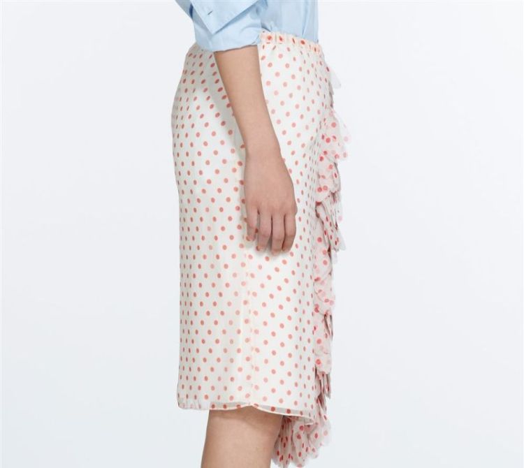 Woven Skirt S1P1 Stampa Fon