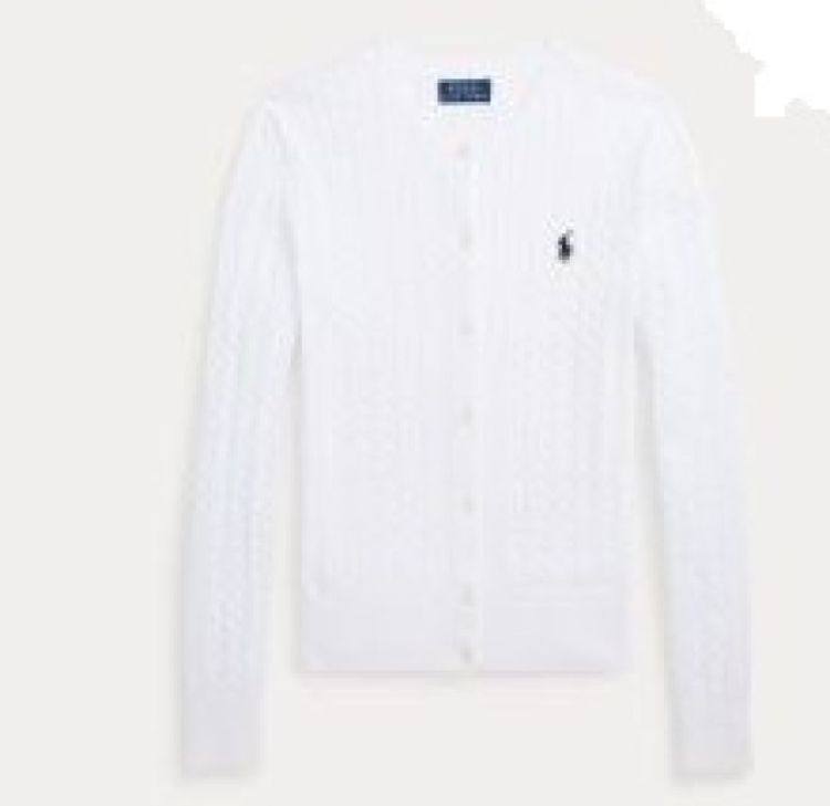 CARDIGAN - OPTIC WHITE W