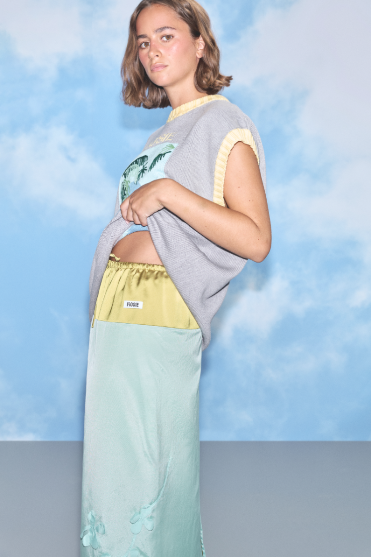 OLIVIA - BLUE / GREEN