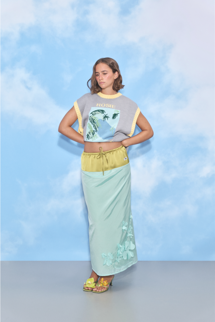 OLIVIA - BLUE / GREEN