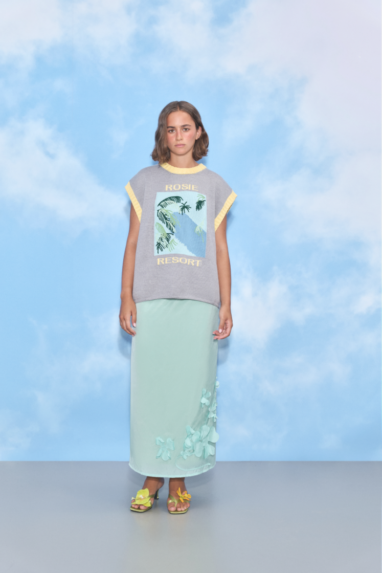 OLIVIA - BLUE / GREEN