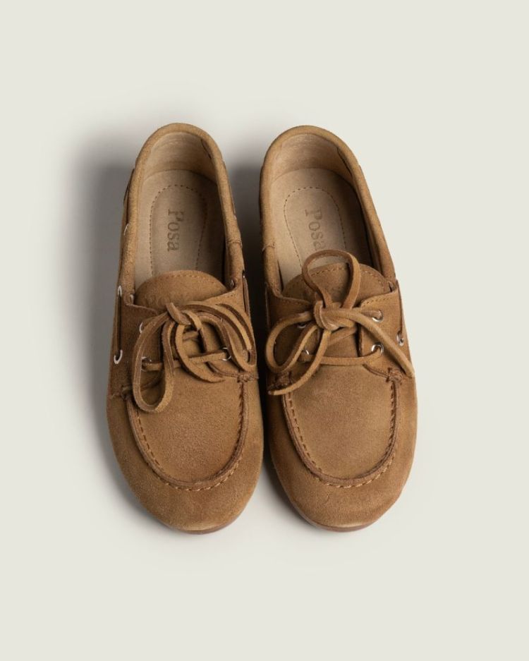 BoatLoafer suede 209 Camel