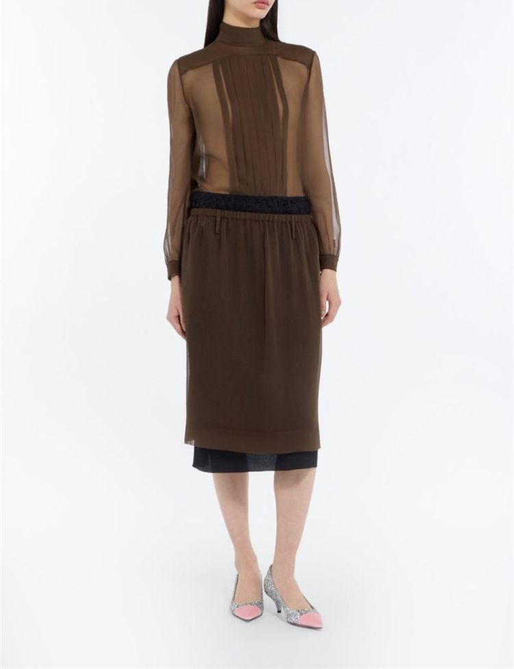 Woven Shirt 2474 Marrone