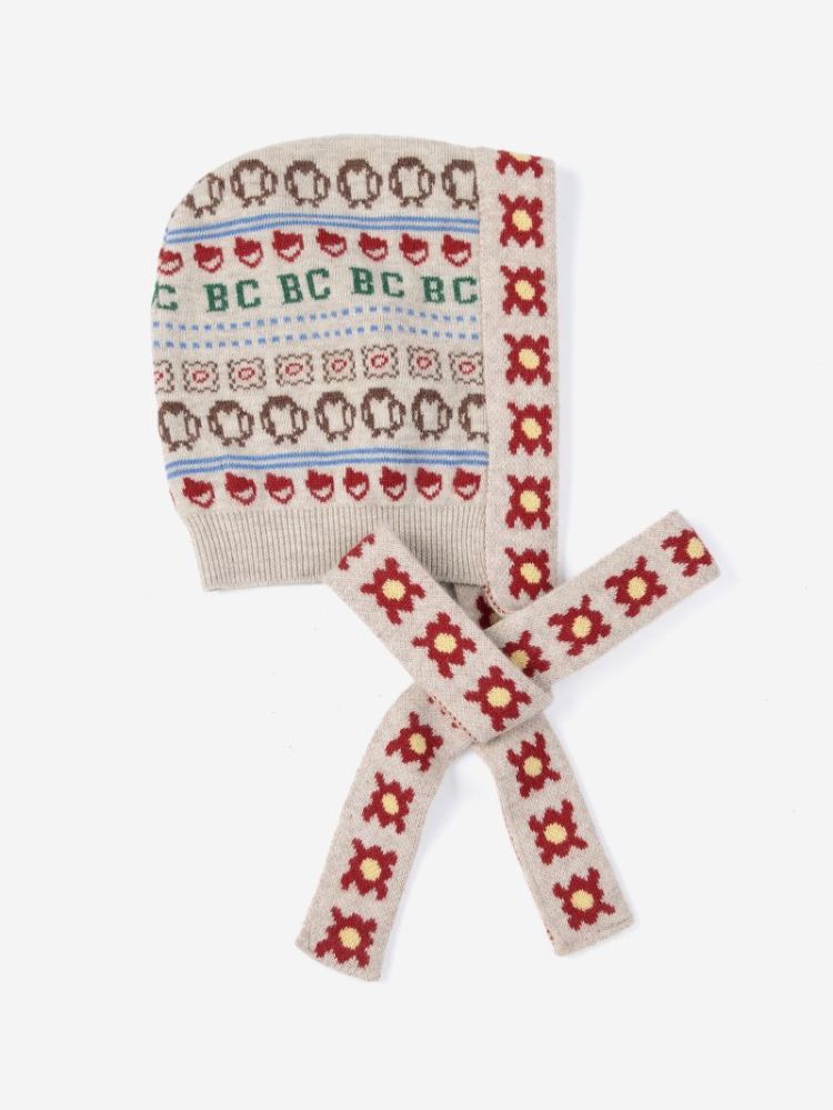 Bobo Choses knitted chapka 991 MULTICOLOR