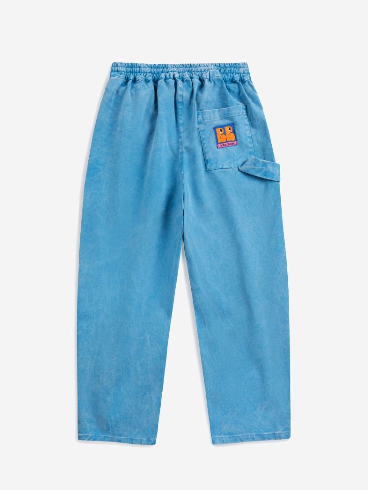 Booo Bo Choses Tag woven pants 421 BLUE