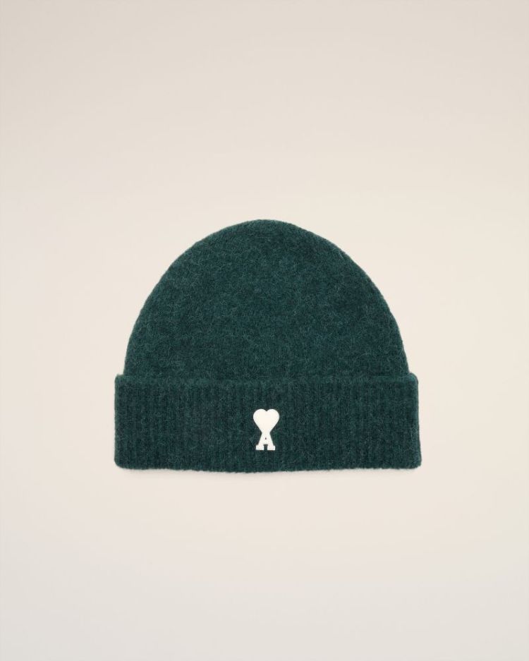 QUOTA - BEANIE WITH AMI DE COE A279 VERT BOUTE